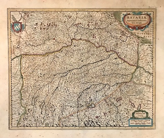 Mercator Gerard - Hondius Jodocus Bavariae Superioris et Inferioris nova descriptio 1638 Amsterdam 
